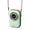 Light Green, variant on Portable Neck Fan 3-in-1,Handheld & Waist Clip Personal Fan,Mini Turbo Cooling Fan with 7 Color Lights, 5 Speed Quiet Rechargeable Smal Fan for Girls Boys Travel Outdoor Sports(White)