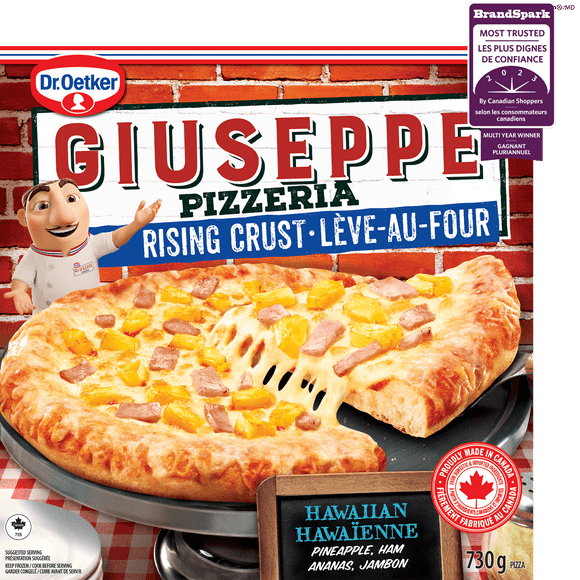 Dr. Oetker Giuseppe Pizzeria pizza lève-au-four Hawaïenne 730 g