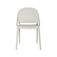 thumbnail image 3 of Shay Indoor and Outdoor Stackable Chair - Cement Gray - Set of 2, 3 of 7