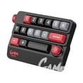 thumbnail image 4 of Teclado mecánico portátil teclado para juegos colorido retroiluminación liviana USB C Teclado cableado 6.4x4.4x1.6 pulgadas Rocker Knob Negro, 4 of 8