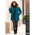 thumbnail image 3 of Roaman's Women's Plus Size Classic Length Puffer Coat, 3 of 6