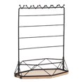 thumbnail image 1 of keepw Multi Layer Jewelry Rack Earrings Necklace Watch Hard Metal Display Stand Bangle Pendent Solid Color Table Organizer Black, 1 of 1