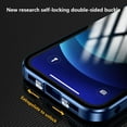 thumbnail image 5 of KEINXS For  Tempered Glass Phone Case Double-sided Buckle Metal Anti-peeping Case Black, 5 of 10