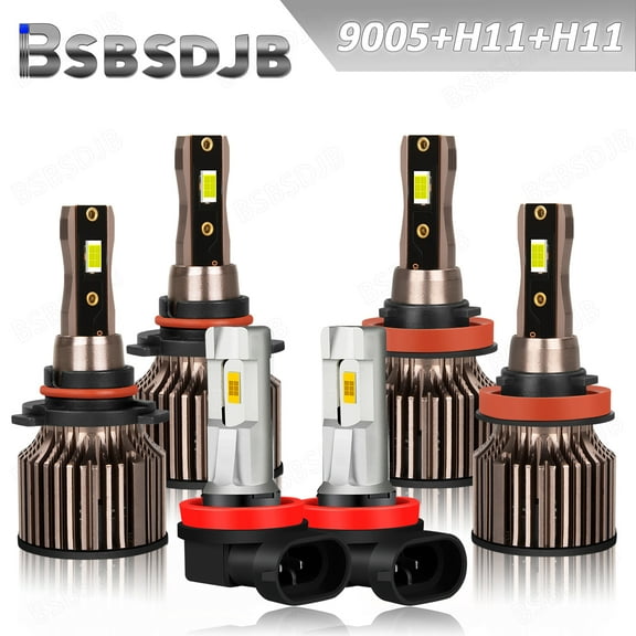 For Toyota Camry 2007- 2014 LED Headlight Bulbs Kit High / Low Beam   Fog Lights