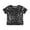 Black, variant on Ticikt Girls 2 Piece Sequin Party Outfits – Puff Sleeve Shirt Blouses and Shorts Set for Birthday