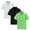 Green, variant on dazeni 3 Pack Boys Golf Shirts Summer School Uniform for Boys Short Sleeve Henley Shirts with Collared Soft Cotton Athletic Tops Solid Gray