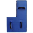 thumbnail image 2 of Siruishop Tapis de Blocage de Basketball Plus Dense Multiusage avec Poignée Tapis de Protection en L Football Bleu, 2 of 8