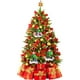 thumbnail image 5 of Decoración De Árbol De Navidad Personalizado Adornos De Navidad De Reunión Familiar Con Patrón De Papá Noel De Trébol De Cuatro Hojas Vogacara HA041686-06, 5 of 6