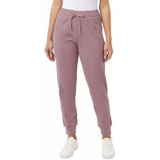 32 Degrees Heat Women's Tech Fleece Jogger Pants, Heather Storm, X