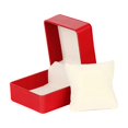 thumbnail image 2 of Reloj PU portátil organizador de soporte de una sola ranura para mujeres y hombres Regalos de cumpleaños ROJO Sunnimix, 2 of 8