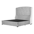 thumbnail image 2 of Box Base Cama Individual + Cabecera Zefyr Plata, 2 of 8