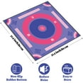 thumbnail image 3 of Mahjong Mat Purple Anti Slip Mahjong Mat Board Game Mat For Beginner, 3 of 6