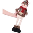 thumbnail image 6 of Christmas Gnome Plush with Telescopic Legs, Santa Claus Snowman Reindeer Christmas Decorations Standing Plush Figurine Telescopic Legs Xmas Party Ornament Holiday Standing Gnome Doll Gift, 6 of 9