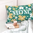 thumbnail image 4 of Pofeuu Happy Mother's Day1 Print Polyester Microfiber Plush Pillowcases, Super Soft and Cozy Pillow Case Covers with Envelop Closure（Pillow core not included）-14"x20", 4 of 6