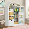thumbnail image 2 of Accreate Toy and Book Organizer for Kids, Storage Organizer with 8 Cubbies and Pull - Out Drawers, Ideal for Playrooms and Bedrooms, 2 of 7