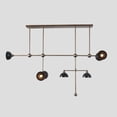 thumbnail image 5 of Stilnovo Style Seven Lights Shade Sputnik Chandelier Light Fixture Brass Chandelier, 5 of 7