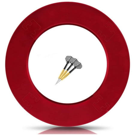 ProDarts 45 5cm Dart Surround - Red Round Ring Border for Wall Protection - Stable Fit for All Brands - Professional Darts Collection price history on PriceWatchPro