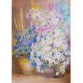 thumbnail image 1 of Pintura de diamantes (DB3456) cuadro de pared de diamantes de imitación artesanía florero redondo completo flor DIY 45x60cm Hugtrwg Para estrenar, 1 of 1