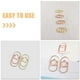 thumbnail image 4 of 50 mini clips de papel con forma de estrella para organizar papeles, pequeños clips metálicos para oficina y hogar, bonitos clips de papel, 4 of 8