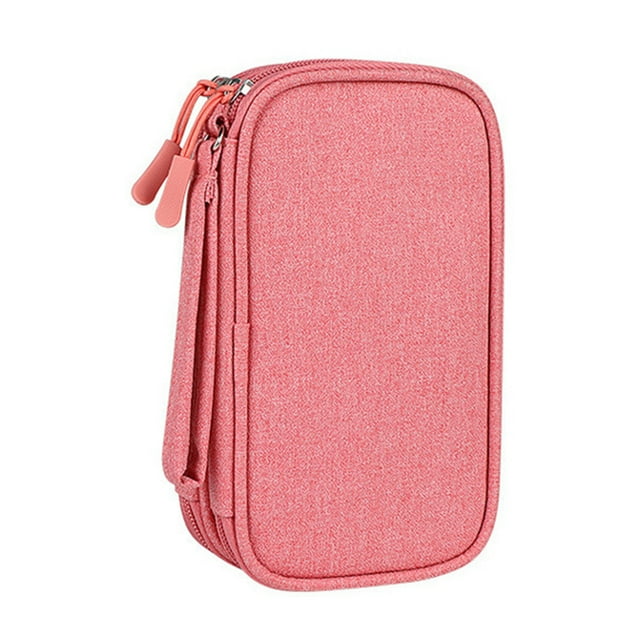 LCXmlly Organizer Pouch Waterproof Digital Storage Pouch Portable Separate Compartments