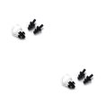 thumbnail image 4 of Greeniant clip de nariz impermeable natación antideslizante tapones para los oídos adultos auriculares deportes acuáticos seguridad protector de oídos Negro 2piezas Greeniant CBP002693, 4 of 5