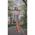 thumbnail image 4 of Zapatos planos Slingback DREAMCIA Metallic Silver para mujer, talla 11, 4 of 6