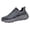 Dark Gray, variant on NOKIO Men's Wate𝗋proof Sneakers Lightweight Non-S𝗅ip Sport Shoes Indoor Gym Athlet𝗂c Fitness Training Shoes Comfortable Breathable Running Shoes for Back to College