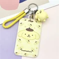 thumbnail image 2 of Llavero con colgante de anime Kawaii Sanrio Hello Kitty Cinnamoroll Kuromi My Melody, tarjetero con cordón y diseño de gato KT para niña, 2 of 2