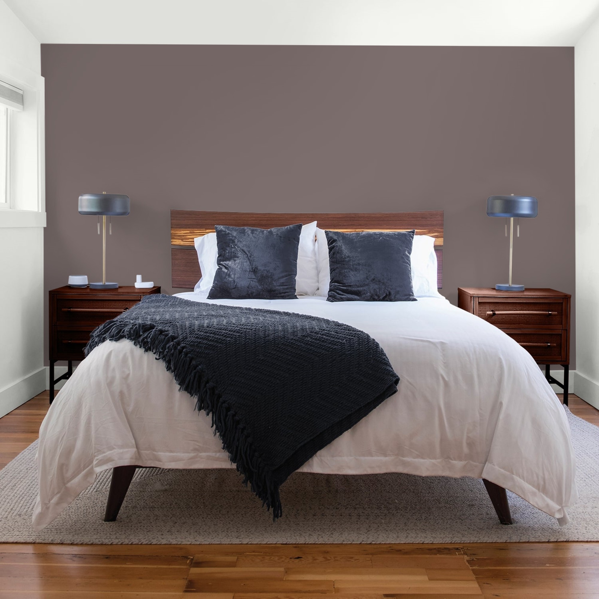 Glidden HEP Eagle Eye / Brown, Flat Interior Paint with Primer, 1 Quart