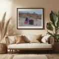 thumbnail image 3 of Equipment from the Fishing Industry - Middletown Township New Jersey Photography Patriotic Beach Coastal Americana Nautical Seaside Nature Black Framed Wall Art Print 12 x 18 inches, 3 of 4