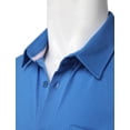 thumbnail image 4 of H2H Men's Casual Slim Fit Short Sleeve Jersey Button Down Shirt (CMTSTS044), 4 of 6