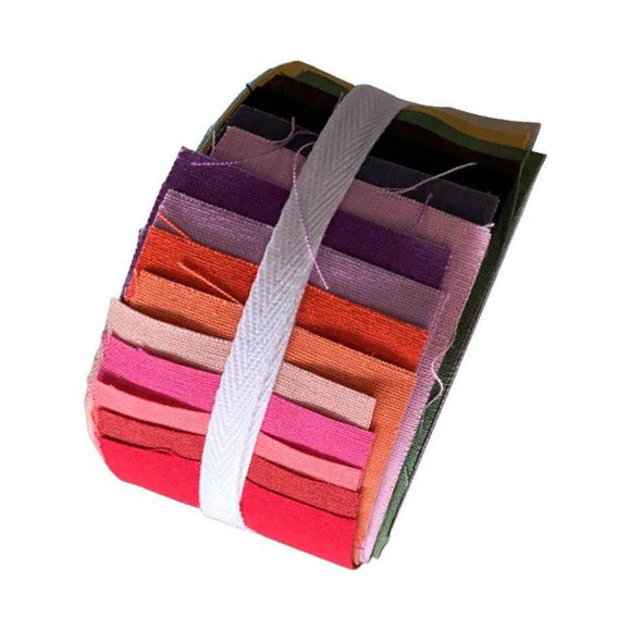 Roll up Fabric Quilting Strips 2.5 inch Craft Fabric Jelly Rolls Strip Quilting for Sewing Clothes