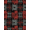 Red Black Gray, Pattern 3, variant on ODIKA 9'x12' Washable Area Rug Squares Contemporary Patchwork Interlocking Abstract Geometric Refined for Master Suite, California King, Under Bed, Non-Shedding, Easy Care