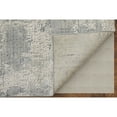 thumbnail image 4 of Feizy Eastfield Modern Abstract, Silver/Gray, 5' x 8' Area Rug Sheen Handmade Casual Distressed Floor Rug for Living room Bedroom, 4 of 8