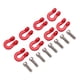 thumbnail image 5 of Gancho de remolque para parachoques trasero y delantero de Metal, grillete de remolque, gancho de rescate para coche Axial Scx24 1/24, 8 Uds., 5 of 10