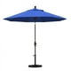 California Umbrella GSCUF908117-F03 9 Pi. Marché de Fibre de Verre Parapluie Col Inclinable Bronze-Oléfine-Bleu Pacifique – image 2 sur 2