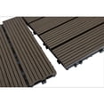 thumbnail image 2 of Pack of 9 Charcoal Color Decking Tiles - 11.8"x11.8"x0.8" Inch, 2 of 6