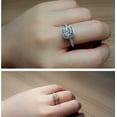 thumbnail image 6 of GKNET Yellow Pink White Natural Zircon 925 Sterling Silver Rings Women Wedding Ring-pink-9, 6 of 8