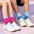 thumbnail image 4 of Funny Holding Hands Socks for Women Men Teens Couples Best Friends -Cute Crazy Novelty Silly 3D Cartoon Socks -Valentines Anniversary Birthday Fun Gag Gifts Ideas Christmas Stocking Stuffers, 4 of 7