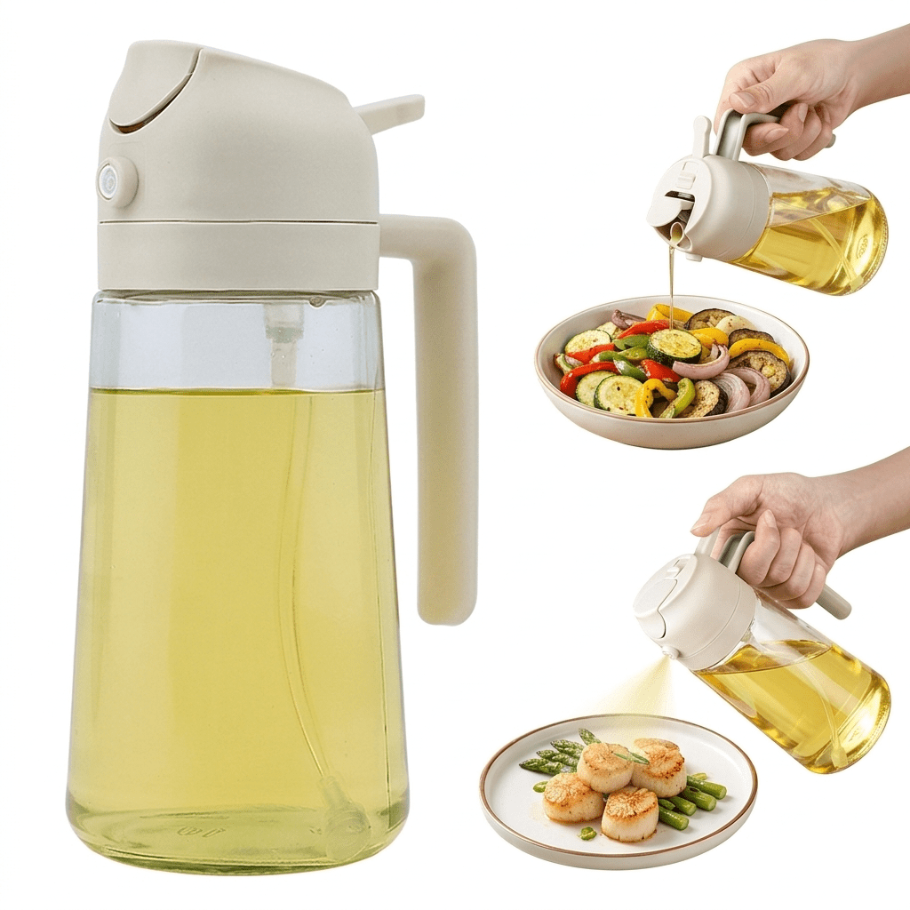 Misto, Gourmet Olive Oil Spray Set, 2 Pack, Aluminum Bottle