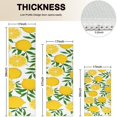 thumbnail image 4 of Yellow Lemon Fruit Slices White Pattern Kitchen Rugs Sets Of 3,Kitchen Runner Rugs Non Skid Washable,Decorative Kitchen Floor Mats for Kitchen,Sink,Laundry,17"x30"+ 17"x47" + 17"x59", 4 of 6