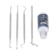 thumbnail image 1 of Kit De Reparación De Dientes Temporales, Espejo Oral Fácil De Moldear, Relleno De Dientes, Perlas Térmicas, Pegamento, Limpiador De Dientes De Acero Inoxidable, 30 Ml Para ANGGREK NO, 1 of 7