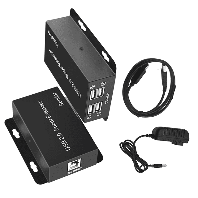USB2.0 Network Cable Extender 480Mbps Theoretical Speed, Multi-Device Compatibility for Long-Distance Signal Transmission