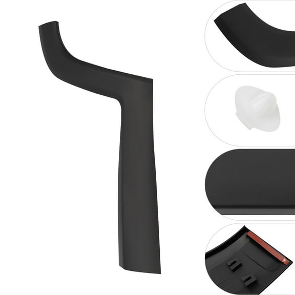Left Rear Door Trim Molding for Jeep Renegade 2015-2021 5VX87LXHAA Left Driver Side Door Side Molding Trim Black