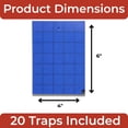 thumbnail image 5 of Tanglefoot Sticky Tangle-Trap Cards 20 Pack - 4"x6" – Double-Sided Yellow & Blue Hanging Traps for Garden, Plants & Greenhouse Use, 5 of 7