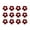 Dark Red White, variant on 12Pcs Official Tabletop Game Balls 28mm Table Soccer Foosballs Replacement Balls Small Table Footballs Balls Accessory