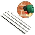 thumbnail image 2 of 300mm Long Masonry Concrete Impact Drill Bit Triangle Shank 6 8 10 12mm Drill, 2 of 8
