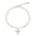 thumbnail image 1 of Bracelet Ange Gardien de Perles de Culture Réglable en Argent Sterling 925 pour Filles, 1 of 4