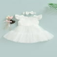 thumbnail image 2 of Little Girls Sweet Style Dress  Mesh Splicing Princess Skirt, 2 of 9