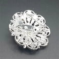 thumbnail image 4 of Elegant Alloy Brooches Set for Weddings and Events Rhinestone Pins Silver-Tinished Accessories Party 24PCS, 4 of 7